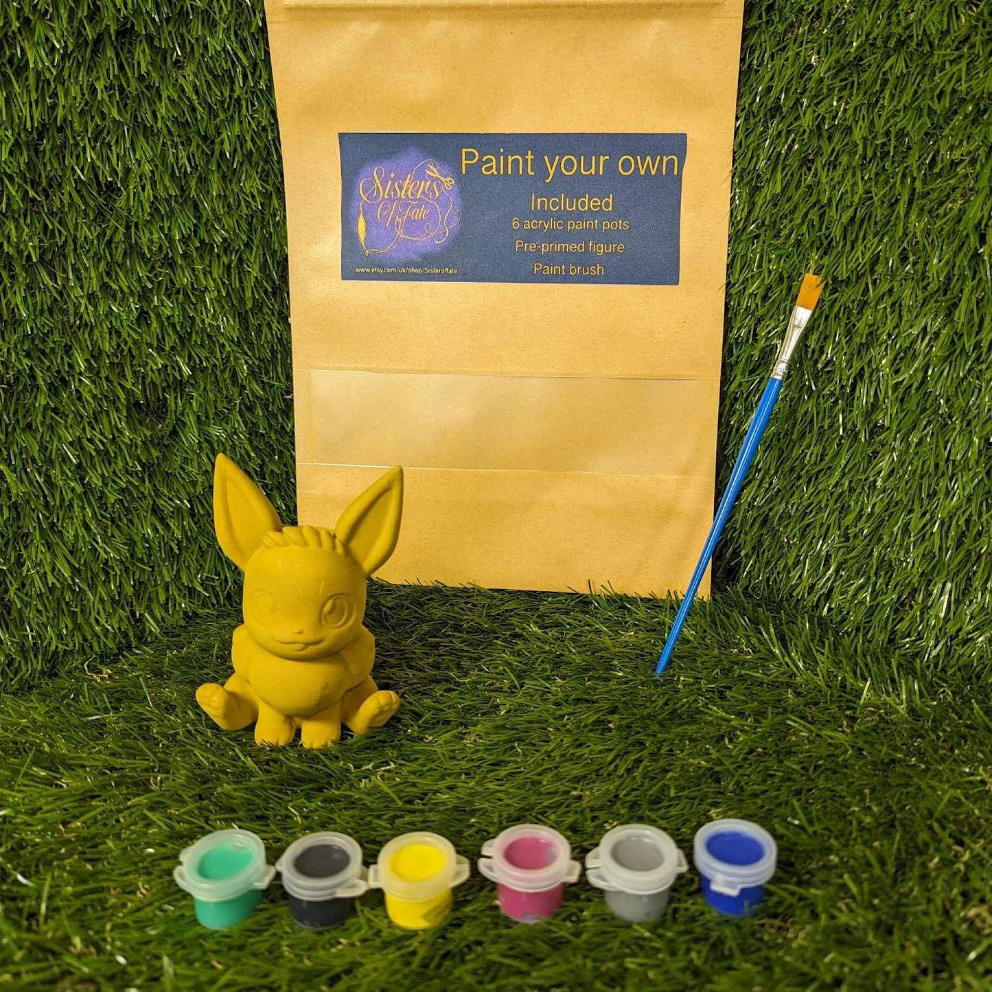 Paint your own kit Pokémon, 3d printer, primed, kits