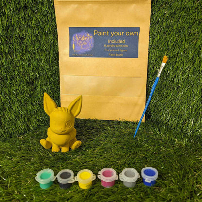 Paint your own kit Pokémon, 3d printer, primed, kits