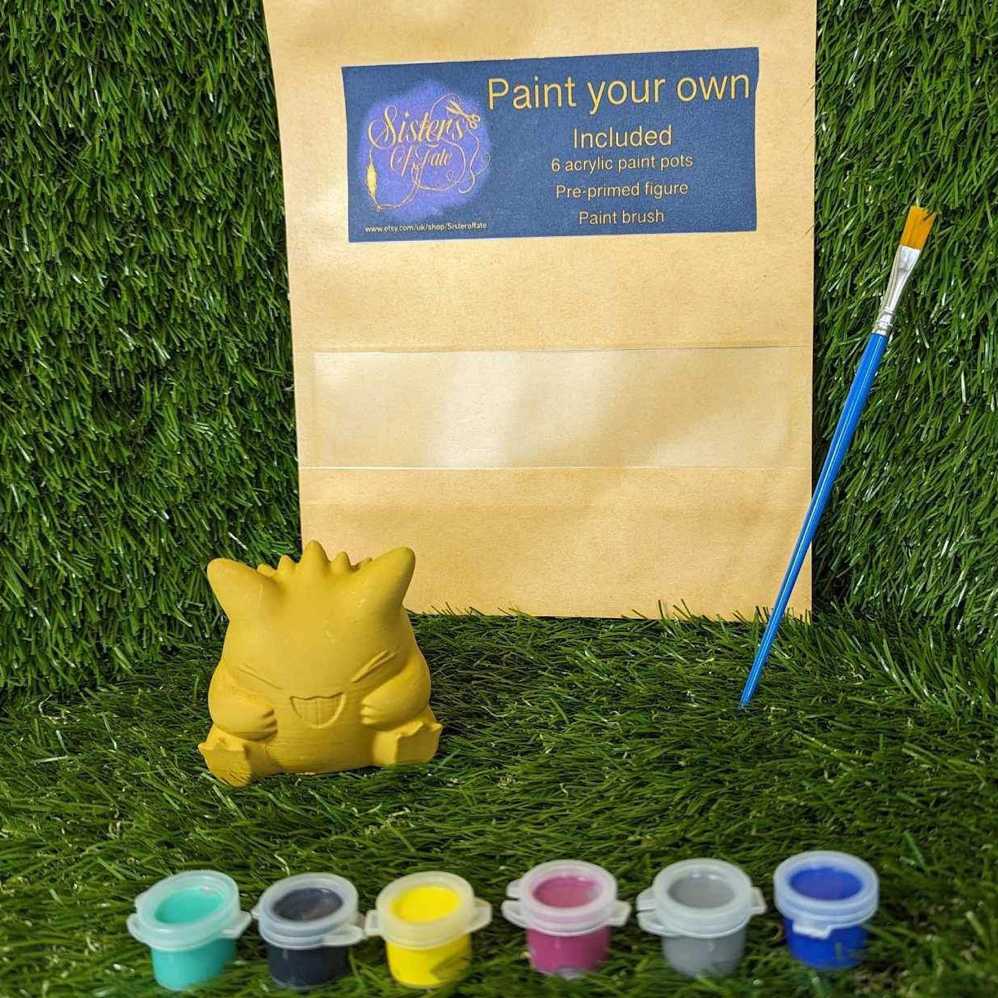 Paint your own kit Pokémon, 3d printer, primed, kits