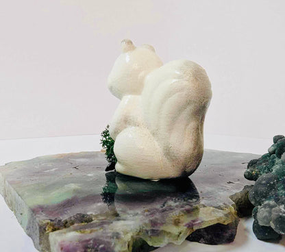 Crystal Arctic squirrel 6cm