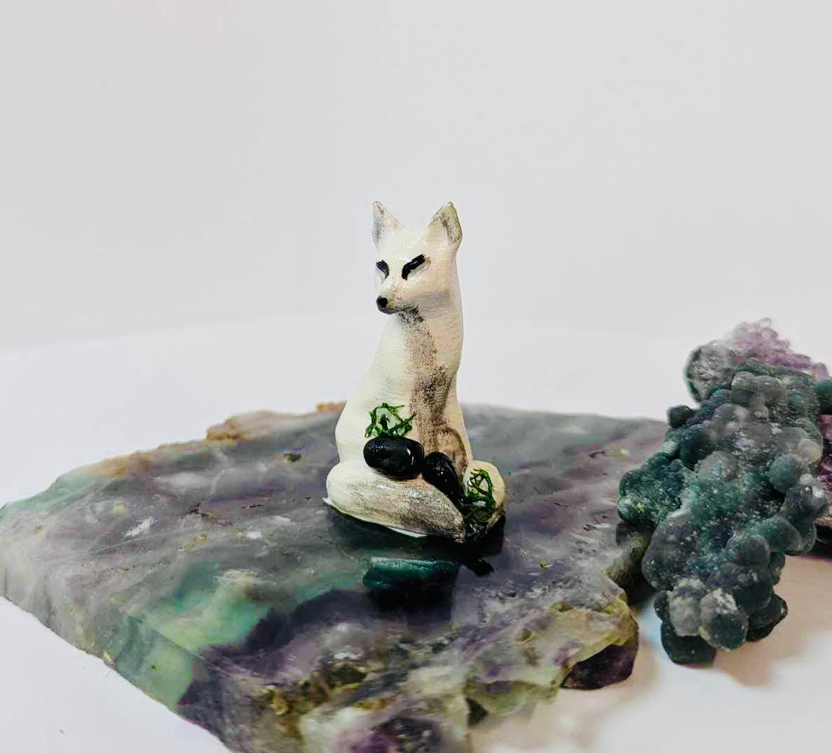 Arctic crystal fox 5.5cm